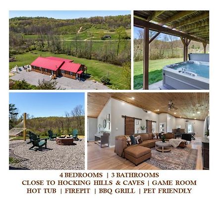 Spacious Cabin Near Hocking Hills And Caves With Hot Tub And Firepit Laurelville Esterno foto